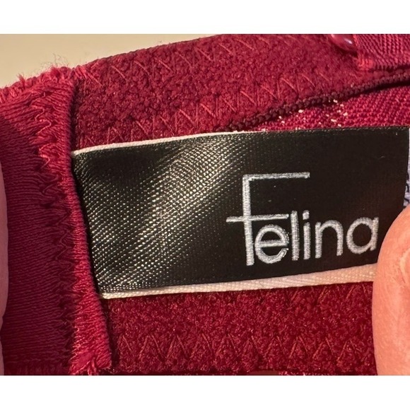 Felina Style# 130755 Full Coverage Memory Foam Underwire Bra Pink Size 32D - Picture 7 of 8